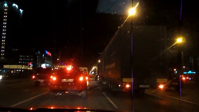 По ночной Москве (от Орехово-Борисово до Совхоза имени Ленина) часть 1 смотреть онлайн