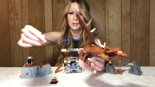 LEGO® Harry Potter Set 4767 Harry and the Hungarian Horntail Speed Build and Review смотреть онлайн