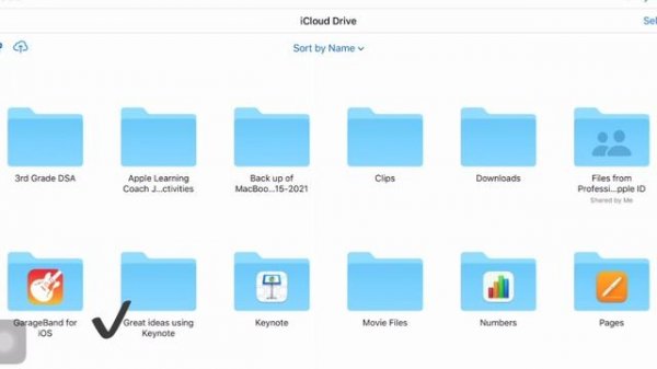 L  Getting to iCloud Drive