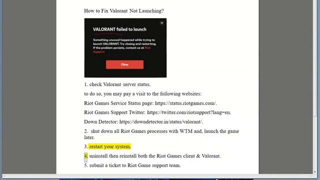 Fix Valorant Not Launching смотреть онлайн