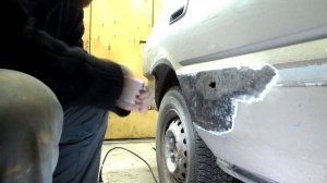 Латка на дверь  Приобретение опыта...  Часть 1.