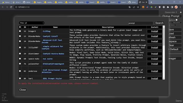 Advanced Stable Diffusion with ComfyUI and SDXL 2.2 ComfyUI - Manager and Course Extensions смотреть онлайн