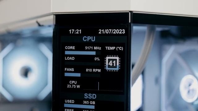 RTX Suprim x 4080 On a Hyte Y60!! With a screen! смотреть онлайн