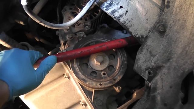 Suzuki SX4. замена ремня, натяжителя и ролика приводного ремня 2.0Л. смотреть онлайн