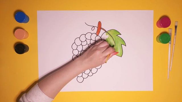 How to draw a grape easy смотреть онлайн