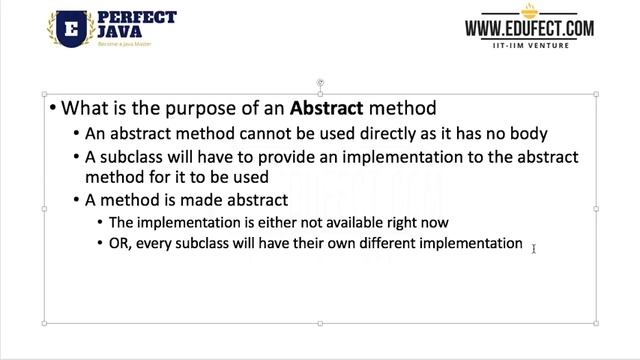 Perfect Java - Lesson H4#1 - Abstract method and Abstract class смотреть онлайн
