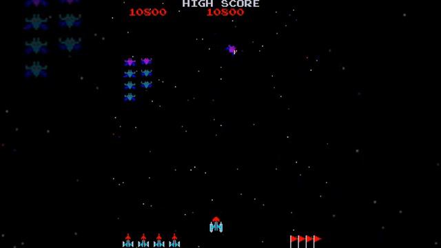 Galaxian . Arcade Game 1979 смотреть онлайн