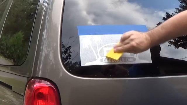 How To Install A Vinyl Decal Using Wet Install Top Hinge Method For Vehicle Graphics смотреть онлайн