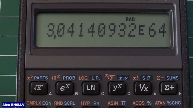 HP 32 S считаем факториал чисел больше 100 смотреть онлайн