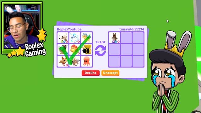 I traded a MEGA NEON GREEN DRAGON in roblox adopt me смотреть онлайн