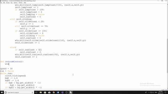 Pygame Side-Scroller Tutorial #1 - Scrolling Background/Character Movement смотреть онлайн