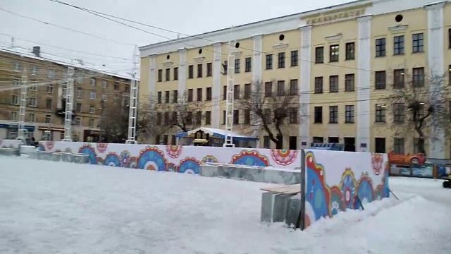 Главная ёлка на Театральной площади. Ледовый городок. 2022-2023г НГ. смотреть онлайн