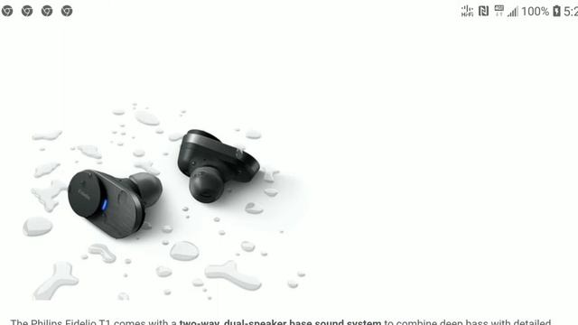 Philips Fidelio T1 Earbuds gets released as aversatile true wireless earbuds & a flagship Earphone смотреть онлайн