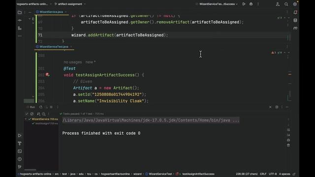32 Implementing Artifact Assignment (Issue 3) смотреть онлайн