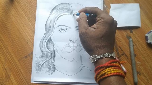 how to draw jesus christ step by step,how top draw jesus fsce with pencil sketch,easy face drawing смотреть онлайн