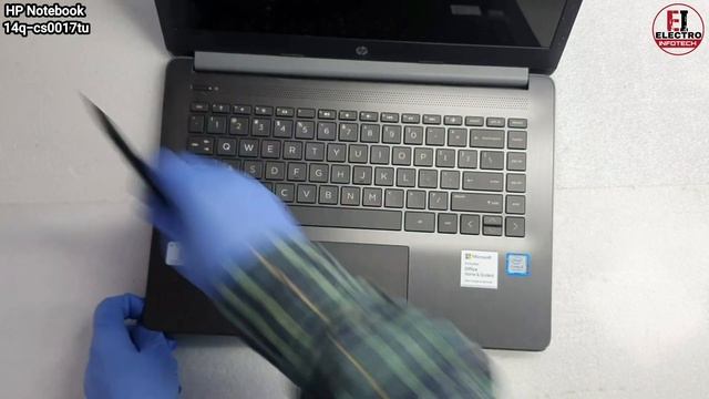HP Notebook 14q cs0017tu / Model rtl8723de / Battery Replace / Disassembly смотреть онлайн