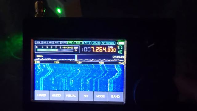 June 26 - Field day - Ham bands are alive - Portable Malahit SDR radio with waterfall display смотреть онлайн