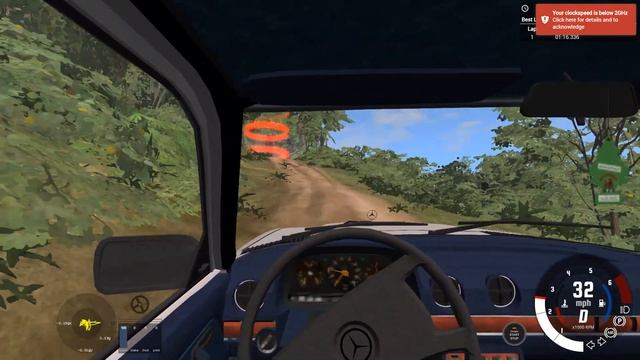 BeamNG.drive 0.15.0.5.7940 (Time Trials) (Mercedes-Benz 230 W126) смотреть онлайн