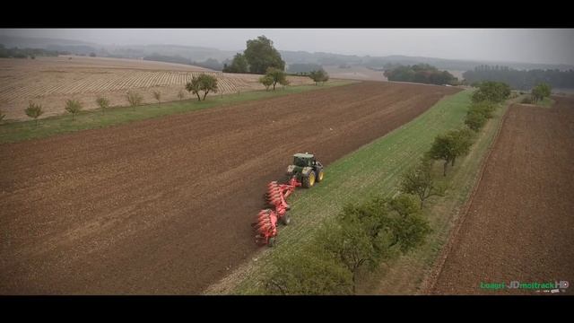 Big Ploughing with New Big Plough Kuhn in France 2018 ! смотреть онлайн