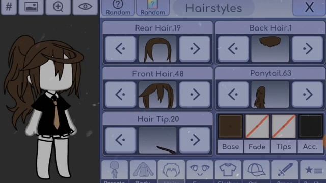 идеи для 3 причесок в гача лайф смотреть онлайн