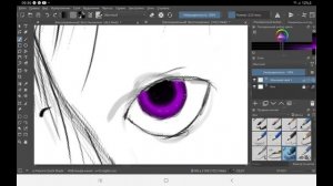 Рисую на графическом планшете арт Samsung Galaxy Tab
