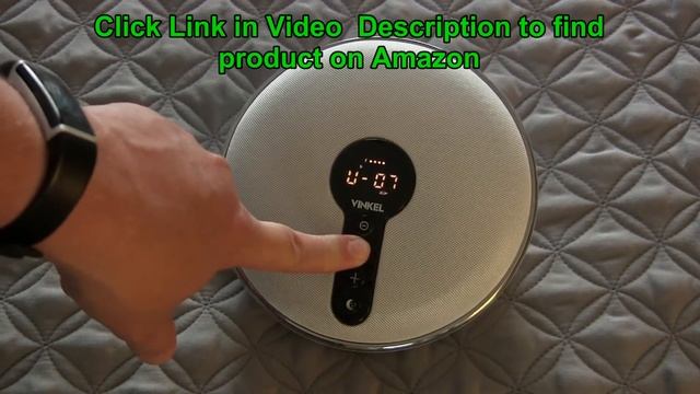 Rechargeable Bluetooth Speaker White Noise Sound Machine TWS Stereo Sound Feature Review Demo смотреть онлайн