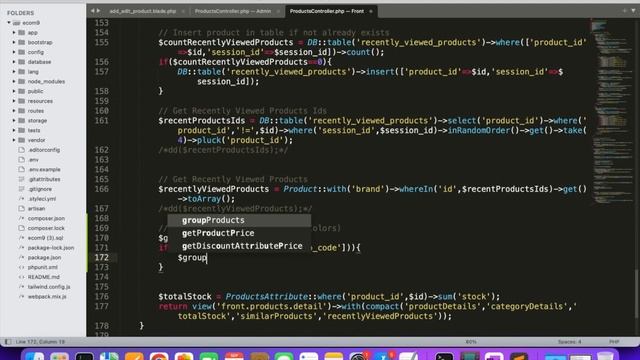 Laravel 9 Tutorial #96 | Product Detail Page (XI) | Add/Show/Manage Product Colours | Group Product смотреть онлайн