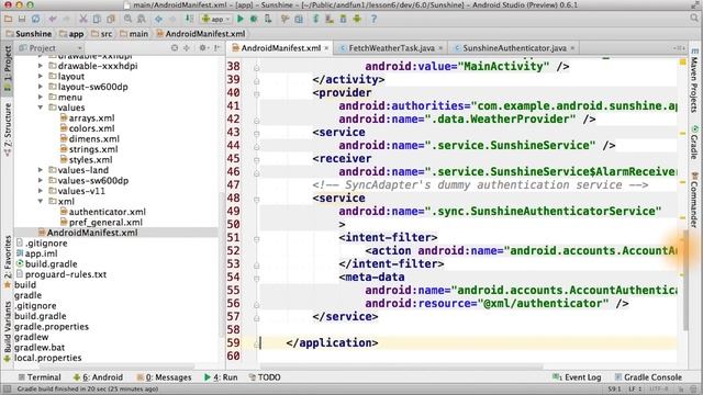 Implementing a SyncAdapter - Developing Android Apps смотреть онлайн