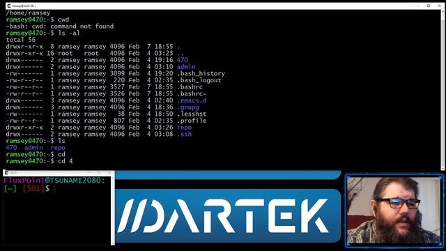 Linux, ls, cd, emacs, vi, g++ смотреть онлайн