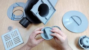 Трап для душа с двумя гидрозатворами