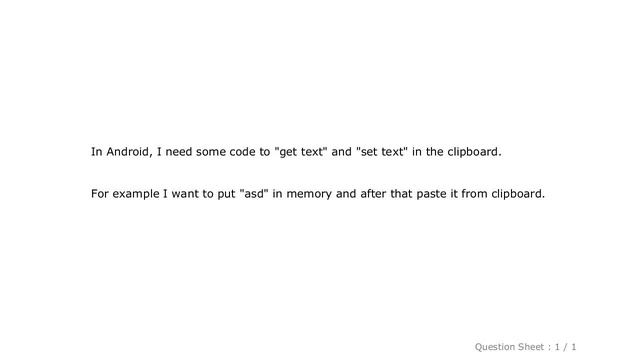 Android : Set text and get text from clipboard смотреть онлайн