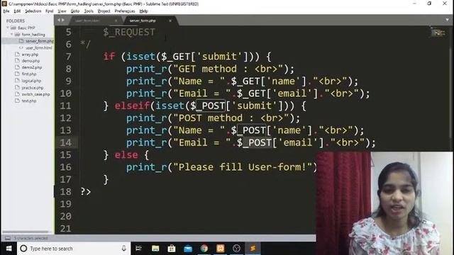 PHP form | form example | live ttorial смотреть онлайн