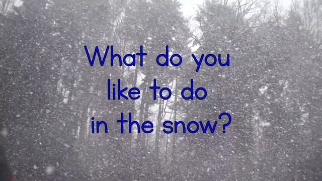 What Do You Like to Do in the Snow? Winter Outdoor Activities Vocabulary for ESL Kids смотреть онлайн