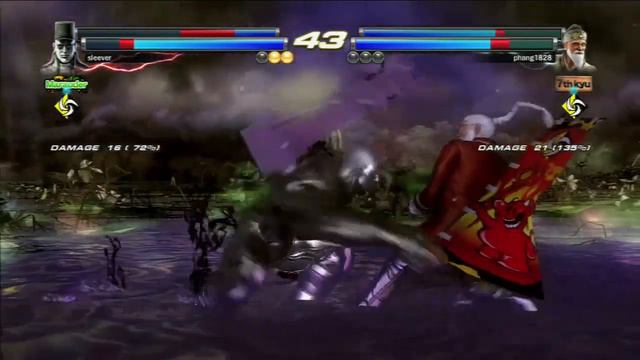 Tekken Tag 2 (TTT2) : Jack P.Jack (sleever) vs A.King, Wang, Jinpachi смотреть онлайн