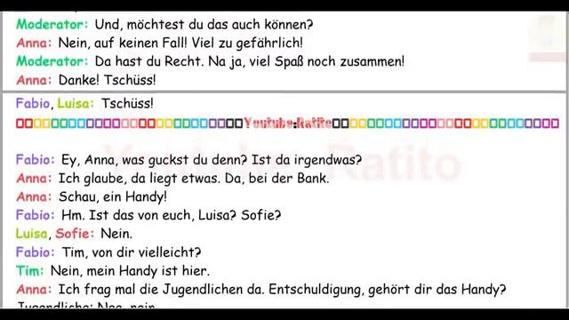 A2 Deutsch Hören Lernen 2.9