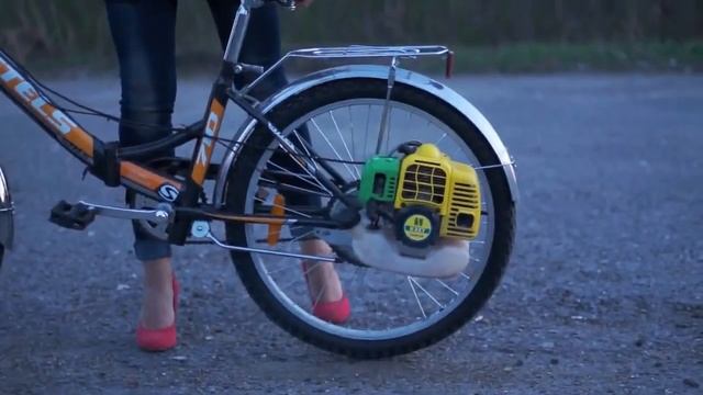 Moto Stels! Велосипед с мотором ! И ты в центре внимания!!! 24.12.2016 смотреть онлайн