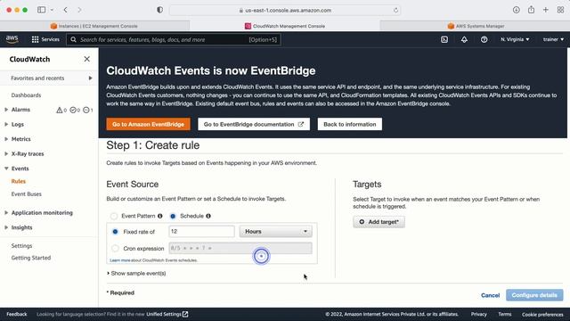 AWS Tutorial - How to automate EC2 Start and Stop with CloudWatch & SSM Document смотреть онлайн