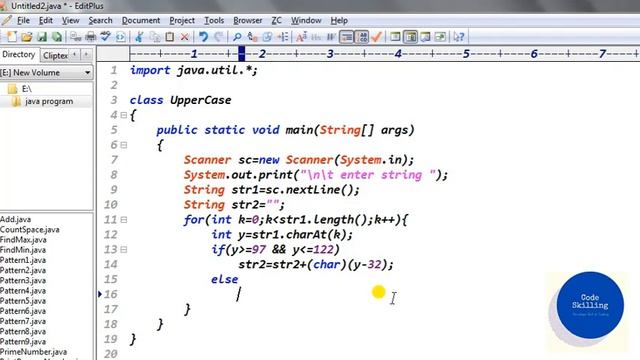 This video shows how to Covert String Into Upper Case using Java Programming. смотреть онлайн