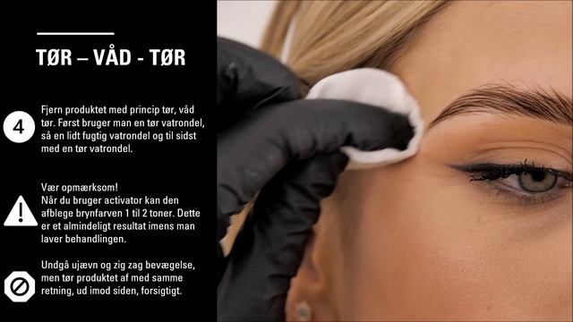 Browmination trin for trin video med vejledning til Brow Lamination / Brow Lift behandling. смотреть онлайн