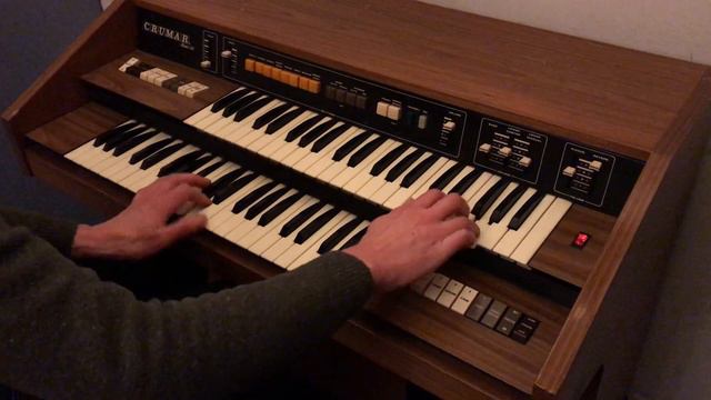 Crumar Model 198 - Vintage analog organ with drum machine смотреть онлайн
