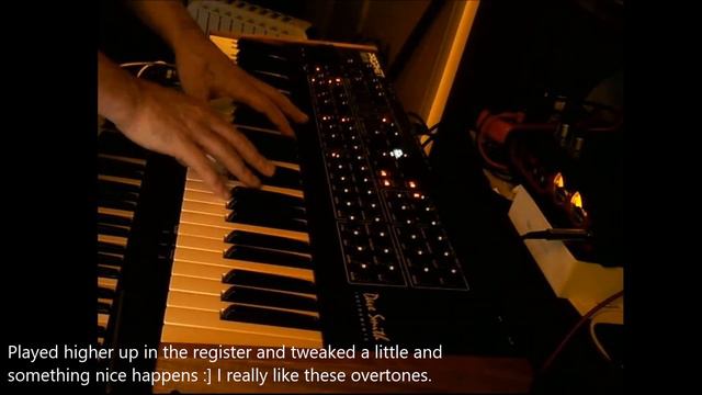 Having fun making some patches on the Prophet Rev2 analog synthesizer by Dave Smith Instruments. смотреть онлайн