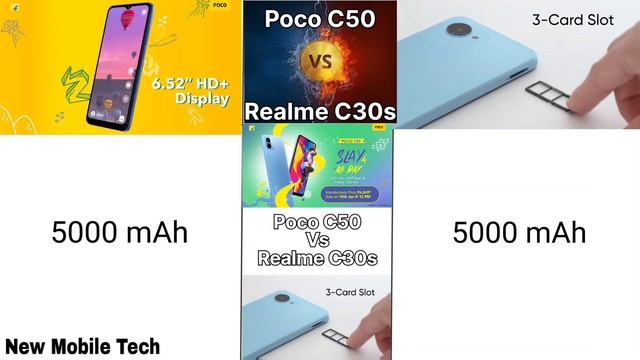 Poco C50 Vs Realme C30s #realme #poco #mobile #tech #phone смотреть онлайн