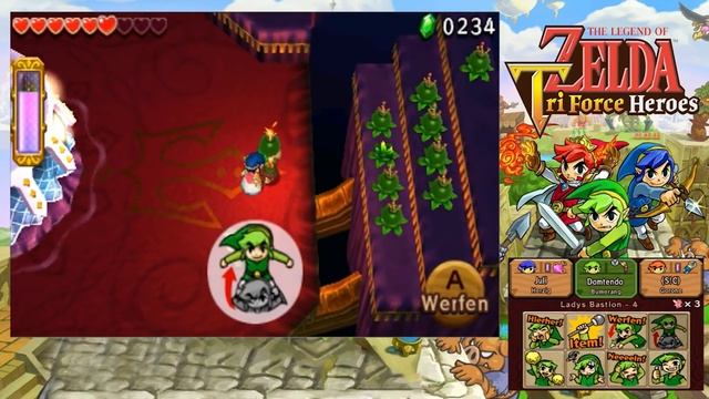 Let's Play THE LEGEND OF ZELDA TRI FORCE HEROES Part 14: Halbfinale in Ladys Bastion смотреть онлайн