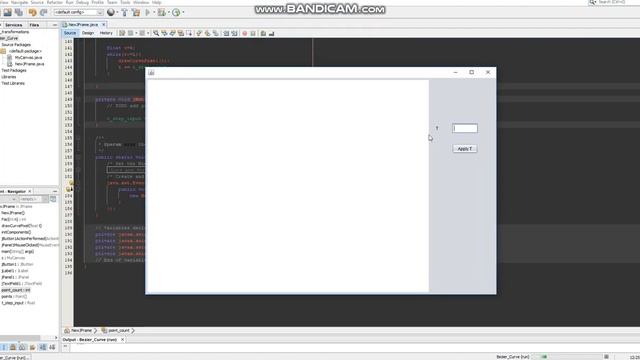 Bezier curve 2D in java смотреть онлайн