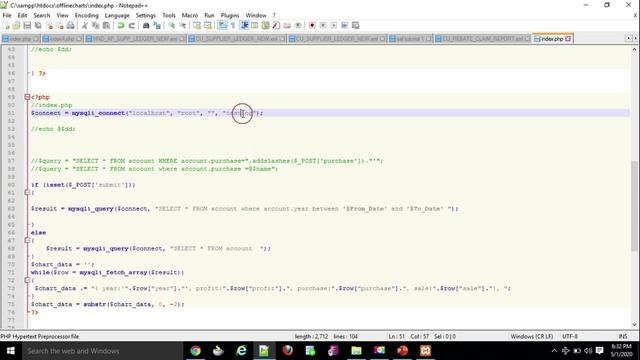 Free Offline php Charts with mysql DataBase смотреть онлайн