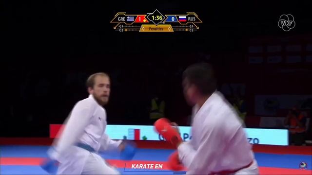 EUROPEAN KARATE CHAMPIONSHIPS 2021: Final MALE KUMITE -67 Kg/ E. PLAKHUTIN Vs D. XENOS смотреть онлайн