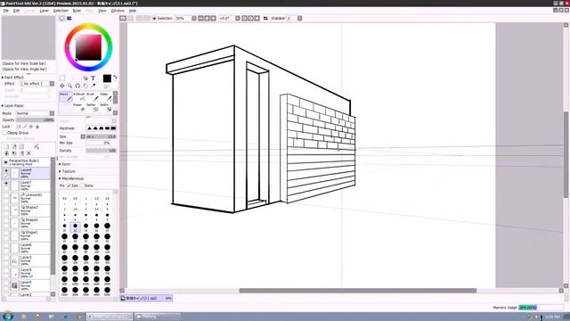 PAINT TOOL SAI 2 : Perspective and Text options смотреть онлайн
