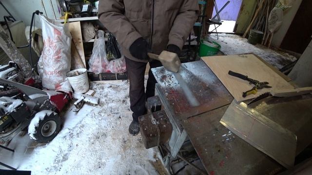 Как сделать деревянную лопату для уборки снега? смотреть онлайн