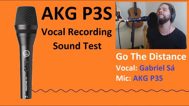 AKG P3S Dynamic Microphone Vocal Recording Sound Test смотреть онлайн