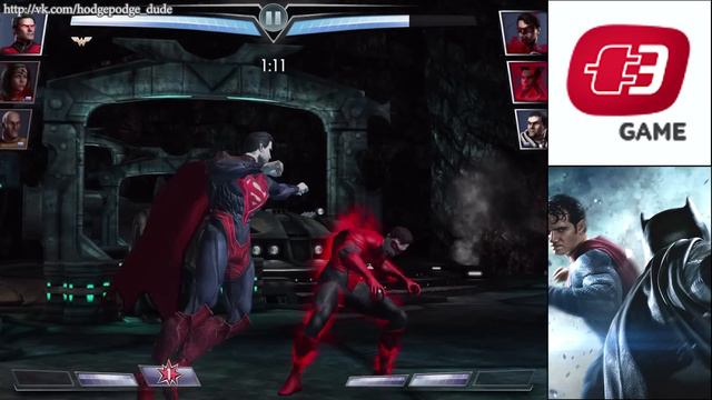 Бэтман и Супермен жоподерство дерзкое (Injustice Gods Among Us Mobile iOs/Android) смотреть онлайн